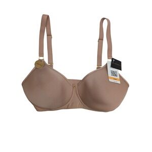 Wacoal 856393 Simply Done Wireless Contour T-Shirt Bra 34DD Beige Wireless NWT‎